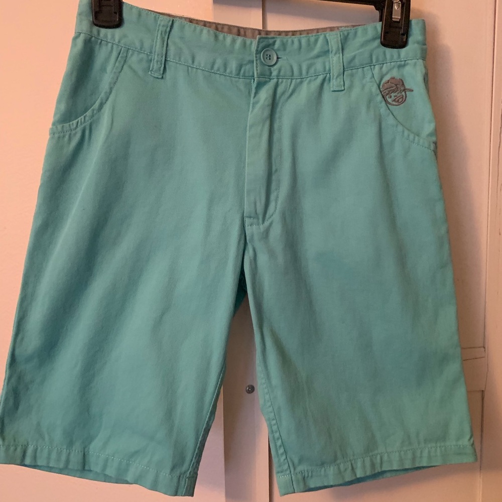 Turquoise Blue/Green Boys Neff Shorts Size 26